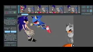 Mk2 mecha Sonic & metal fighting 2011x (knux ded)