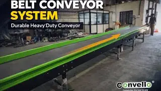 Rubber Belt Conveyor System for Waste Sorting | Durable & Reliable Material Handling Solution