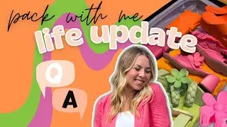PACK WITH ME + LIFE UPDATE *Huge clothing haul