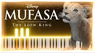 Mufasa: The Lion King - We Go Together (Piano Tutorial)