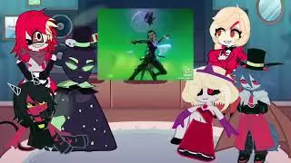 Hazbin Hotel Angels react to rumi | K-pop demon hunters | Lucifer | Charlie | Gacha life 2