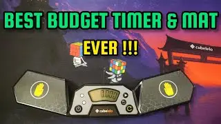 Cubelelo Drift timer and mat combo unboxing (BEST BUDGET TIMER)