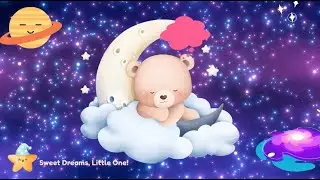 ✨ Galactic Dreams with Sleepy Bear | Gentle Night Music for Babies 🌙🐻