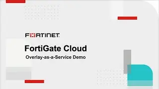 SD-WAN Overlay-as-a-Service на базе FortiGate Cloud Advanced Service | Продукты