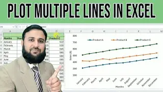 How to Plot Multiple Data Series on One Line Chart in Excel: Plot Multiple Lines in Excel