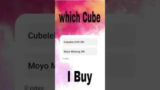 Cubelelo Drift 3M Vs moyo Meilong 3M