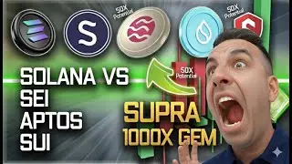 5 NEXT SOLANA KILLER LAYER 1 ALTCOINS! 1000X LOW CAP SUPRA? SEI APTOS SUI RIVALS BEST ROI COIN