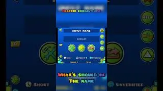 What should be the name for my layout? #geometrydash #shorts