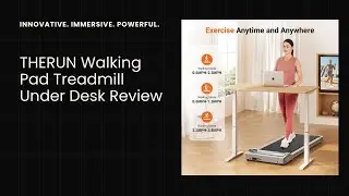 Unbelievable Under-Desk Treadmill! Transform Your Workday with THERUN Walking Pad!