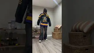 Hockey Jerseys are the best type of Jerseys 💛💜🖤 #mensfashion #fashion #hockeyjersey