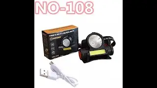 Unboxing Long Range Powerful Portable Mini Led Headlamp Waterproof