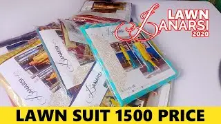 PAKISTANI DESIGNER DRESSES LAWN 2020 | ZS BANARSI LAWN WITH PRICE 1500 | SARA CLOTHES