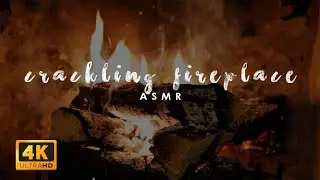 Crackling Fireplace ASMR | Lodgepole Pine Fire for Cozy Relaxation (45 Min) | Go Touch Grass
