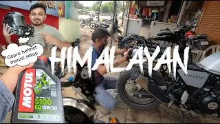 HIMALAYAN Touring MODIFICATION and Accessories before long road trip || Leh ladakh road trip