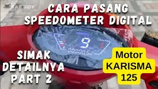 How to install the Karisma Digital Speedometer (PART 2) #karisma #speedometer #digital