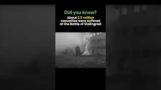 About 2.5 million casualties were suffered at the Battle of Stalingrad #shorts