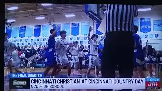 CINCINNATI CHRISTIAN AT CINCINNATI COUNTRY DAY (FOX19 WXIX TV HIGHLIGHTS) 1/16/26