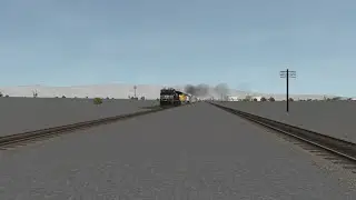 ORTS: High Speed NS C40-9W #9238 Leads A UP SB MRVWC-01 At Mojave, CA