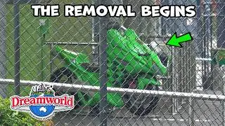 The First Day of Motocoaster being closed at Dreamworld
