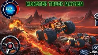 👹👺💯Magic Ramp impossible drive monster truck monster truck monster truck 