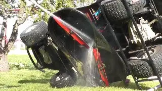 JAK UMYĆ KOSISKO W TRAKTORKU KOSIARCE. HOW TO WASH A MOWER IN A MOWER TRACTOR.