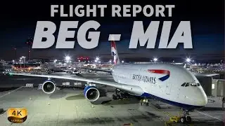 【4K】Белград в Майами! 3 рейса, 2 пересадки и опыт с A380 | Полный отчет о поездке