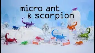 Реклама микромуравьев и скорпионов HEXBUG