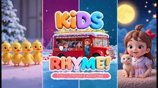 Kids Favorite Nursery Rhymes Compilation  | Five Little Ducks, Christmas Bus, Jojo & Sleepy Moon