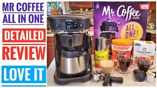 REVIEW Mr. Coffee All In One Occasions 10 Cup Coffee Maker Espresso & K Cup Machine  BVMC-O-CT