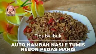 TUMIS UDANG REBON KERING PEDAS MANIS &ndash; BISA STOK & TAHAN LAMA #ResepbyIbuk