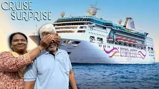 BIGGEST BIRTHDAY SURPRISE for Dad 😱🤩| Celebrating in Cruise 🥳