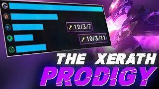 Back on my old main, Mastering Dark Star Xerath Season 10 Challenger mid laner EUW