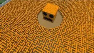 The Giant Minecraft Pumpkin Maze!