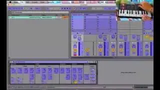 How to map akai mini knobs and pads to ableton