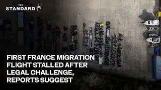 First France migration flight stalled after legal challenge, reports suggest