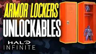 Halo Infinite Campaign ALL ARMOR LOCKERS UNLOCKABLES MJOLNIR ARMOR LOCKERS