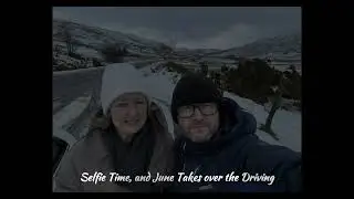 A trip up the Conwy Valley With June to see the Snow