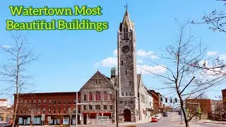 Watertown  NY Beautiful Buildings In. Public Square. Paddock Mansion