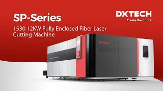 DXTECH 12KW SP High Power All Cover Fiber Laser Cutting Machine with Exchange Platform