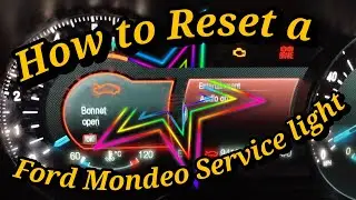 How to Reset a Ford Mondeo Oil Service Light *** WITHOUT a computer ***