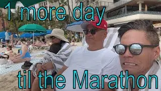 The day before the Marathon! Did not prep so well.