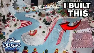 How I Built a CHRISTMAS THEMED Nascar Stop-Motion Track!