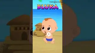 Color Blue Learning Video | Bluka Bluka Blah Fun Learning Video For Children | Healthy Habits Show