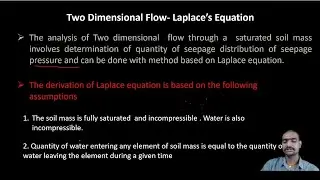 Chp -7 Two dimensions flow- Laplace's equation|| Engineering soil mechanics #tu #sanjay64official