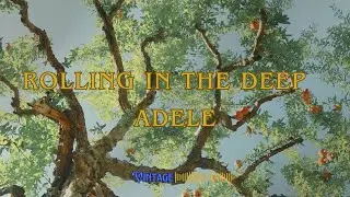 Rolling In The Deep - Adele (Lyrics) | Vintage Notes