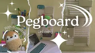 Cheap Pegboard unboxing | AESTHETIC ✨| Aliexpress | Greab_💚