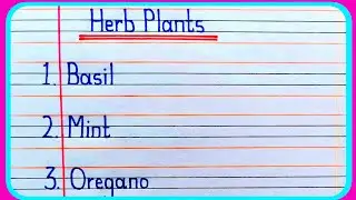 herbs name | herbs plants | herbs plants name | name of herbs | 10 herbs  name
