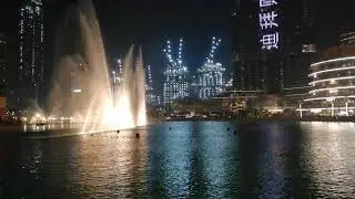 Dubai watershow Burj Khalifa Dubai Mall jume 2019