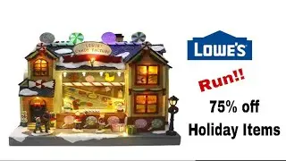 HUGE 75% OFF AFTER CHRISTMAS SALE AT LOWES| CAROLE TOWNE COLLECTION ONLY $5.00| MUST WATCH THEN RUN!