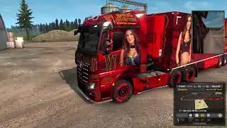 Euro Truck Simulator 2 New skin de Monster Energy Java est de la Monster Girl Barbara mission Double